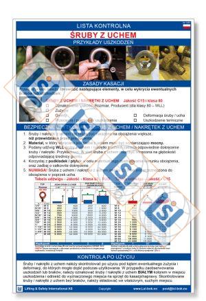 Sjekkliste A3: Øyebolter - POLSK