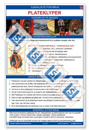 Sjekkliste A3: Plateklyper