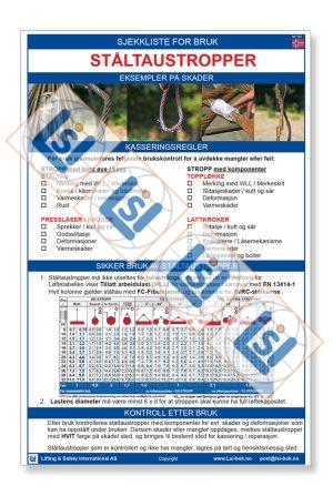 Sjekkliste A3: Ståltaustropper